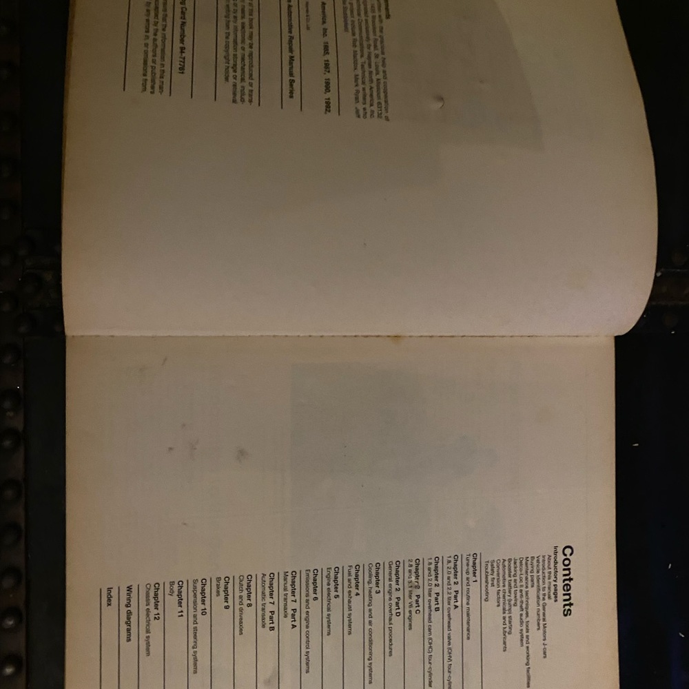Haynes General Motors 1982-1994 automotive repair manual 38015 skyhawk, Sunbird - Picture 3 of 10